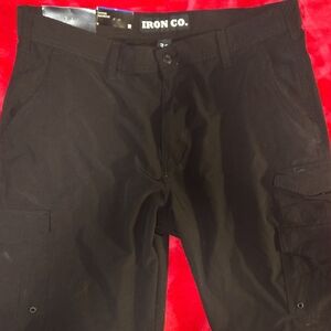 Iron Co. Men's Dark Cargo Pants